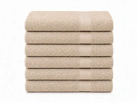 Handdoek 50x100 beige (60x) - afbeelding 1 van  1