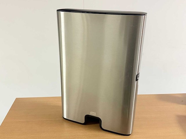 Handdoek dispenser. vouwhanddoek h2. rvs look - afbeelding 1 van  3