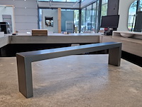 Handdoekbeugel, korver, gun metal geborsteld - afbeelding 1 van  5