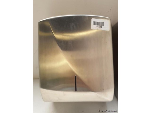 Handdoekdispensers, rvs - 2 stuks - afbeelding 4 van  5