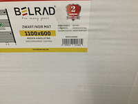 Handdoekradiator 110x60 cm, belrad, bzm1100600, zwart - afbeelding 4 van  4