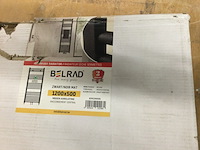 Handdoekradiator 120x50 cm belrad, bzm1200500, zwart - afbeelding 3 van  4