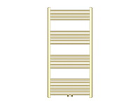 Handdoekradiator 120x60 cm, belrad, bwg01200600, goud - afbeelding 1 van  3