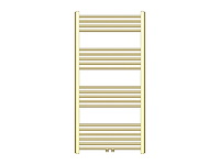 Handdoekradiator 120x60 cm belrad, goud - afbeelding 1 van  3