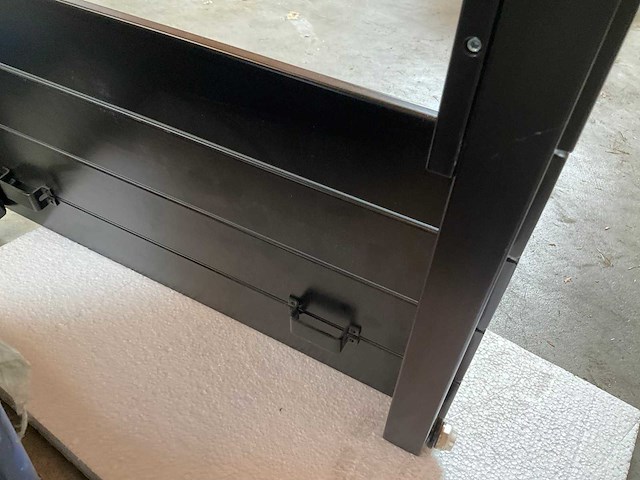 Handdoekradiator 152x60 cm mat zwart verticaal - afbeelding 6 van  9