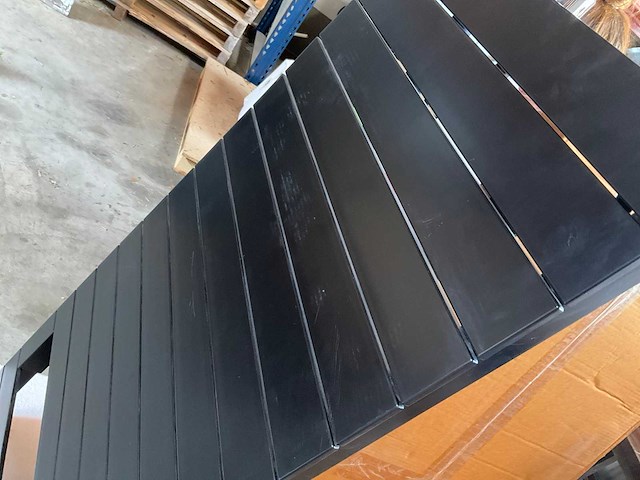 Handdoekradiator 152x60 cm mat zwart verticaal - afbeelding 4 van  9