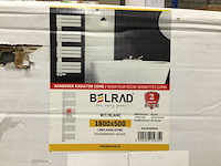 Handdoekradiator 180x50 cm, belrad, bucw1800500, wit - afbeelding 2 van  2