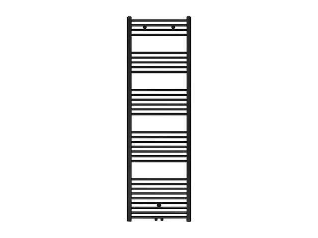 Handdoekradiator 180x60 cm, belrad, bzm1800600, zwart - afbeelding 1 van  2