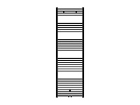 Handdoekradiator 180x60 cm, belrad, bzm1800600, zwart - afbeelding 1 van  2