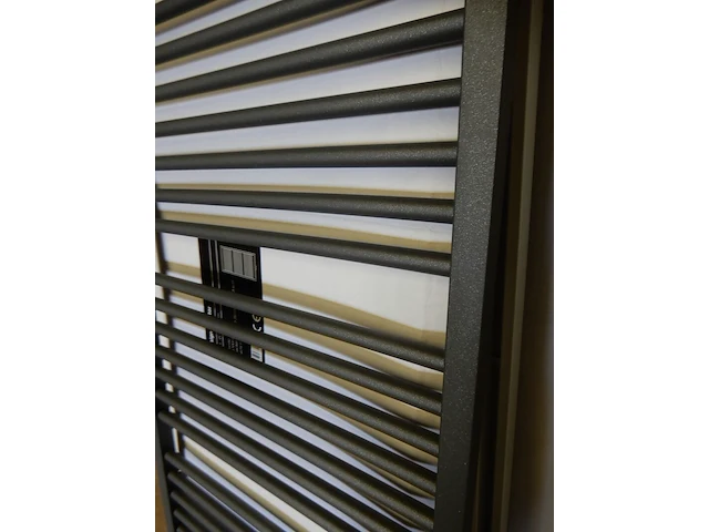 Handdoekradiator, antraciet, 1200x600 - afbeelding 2 van  4