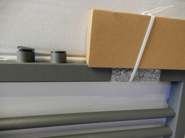Handdoekradiator, antraciet, 1200x600 - afbeelding 3 van  4