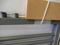 Handdoekradiator, antraciet, 1200x600 - afbeelding 3 van  4