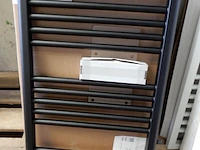 Handdoekradiator, black grafite, 776x500