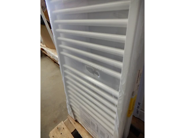 Handdoekradiator, brugman, ibiza, wit, 1186x500 - afbeelding 2 van  3