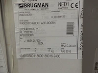 Handdoekradiator, brugman, ibiza, wit, 1186x500 - afbeelding 3 van  3