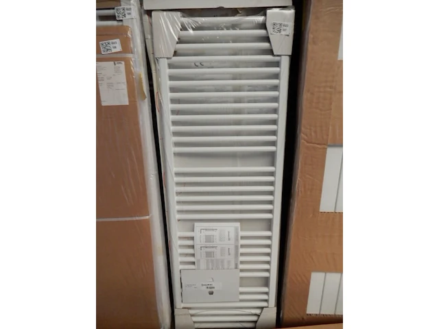 Handdoekradiator, brugman, ibiza, wit, 1450x500 - afbeelding 1 van  3