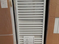 Handdoekradiator, brugman, ibiza, wit, 1450x500