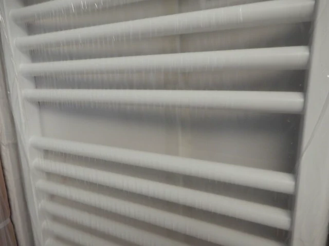 Handdoekradiator, brugman, ibiza, wit, 1450x500 - afbeelding 2 van  3