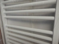 Handdoekradiator, brugman, ibiza, wit, 1450x500 - afbeelding 2 van  3