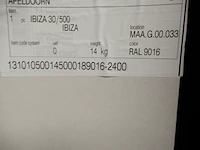 Handdoekradiator, brugman, ibiza, wit, 1450x500 - afbeelding 3 van  3