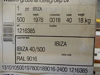Handdoekradiator, brugman, ibiza, wit, 1978x500 - afbeelding 3 van  3