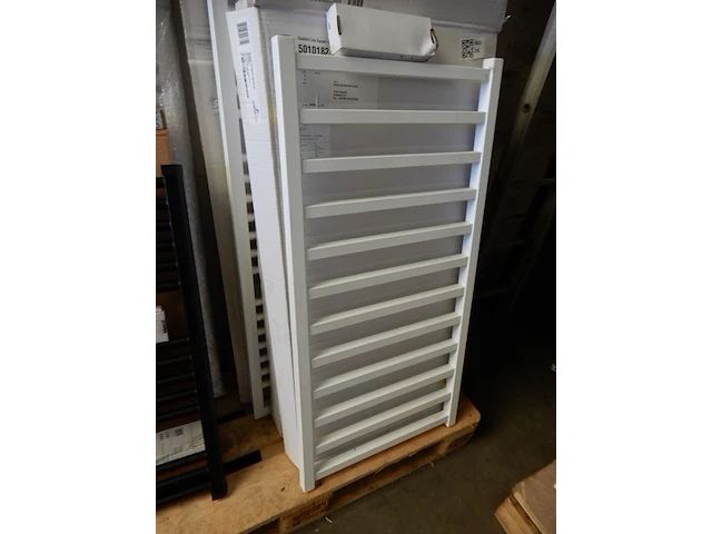 Handdoekradiator, comfort line, square, wit, 1000x500 - afbeelding 1 van  3