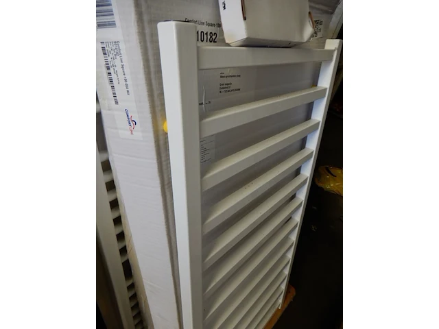 Handdoekradiator, comfort line, square, wit, 1000x500 - afbeelding 2 van  3