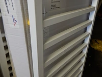 Handdoekradiator, comfort line, square, wit, 1000x500 - afbeelding 2 van  3