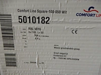 Handdoekradiator, comfort line, square, wit, 1000x500 - afbeelding 3 van  3