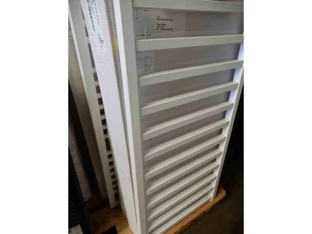 Handdoekradiator, comfort line, square, wit, 1000x500 - afbeelding 2 van  3