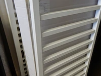 Handdoekradiator, comfort line, square, wit, 1000x500 - afbeelding 2 van  3