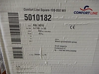 Handdoekradiator, comfort line, square, wit, 1000x500 - afbeelding 3 van  3