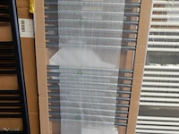 Handdoekradiator, drl, lisa, chroom, 1411x600