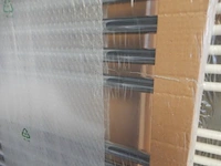 Handdoekradiator, drl, lisa, chroom, 1411x600 - afbeelding 2 van  3