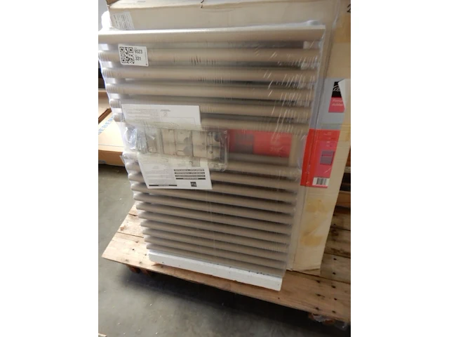 Handdoekradiator dubbel, plieger, florian, zandsteen, 722x500 - afbeelding 1 van  4