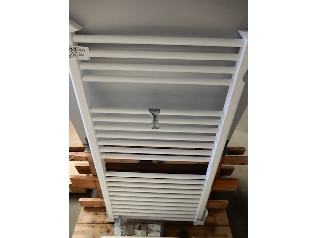 Handdoekradiator, plieger, palermo, wit, 11x600 - afbeelding 1 van  3