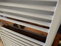 Handdoekradiator, plieger, palermo, wit, 11x600 - afbeelding 2 van  3