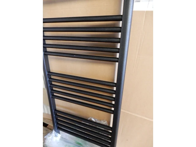 Handdoekradiator, prorad, hd-rad, black grafite, 1154x600 - afbeelding 1 van  4