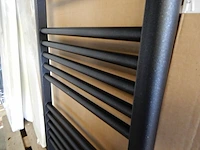Handdoekradiator, prorad, hd-rad, black grafite, 1154x600 - afbeelding 2 van  4
