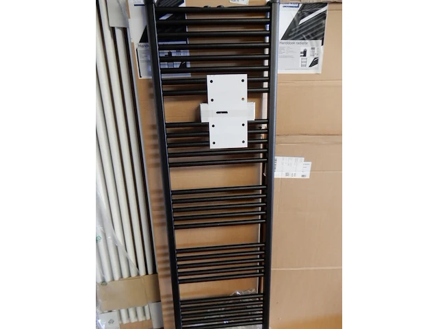 Handdoekradiator, prorad, hd-rad, black grafite, 1742x500 - afbeelding 1 van  4