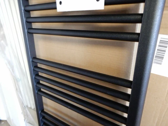 Handdoekradiator, prorad, hd-rad, black grafite, 1742x500 - afbeelding 2 van  4