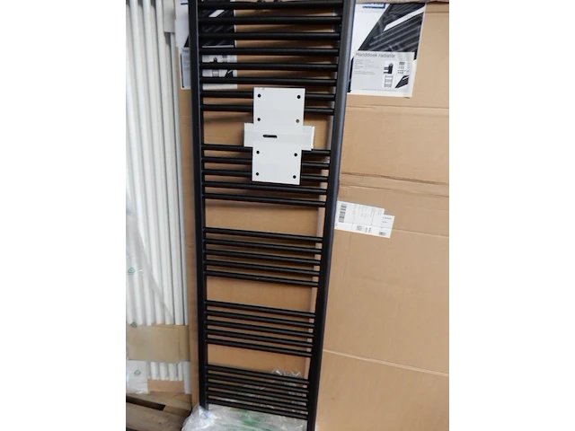 Handdoekradiator, prorad, hd-rad, black grafite, 1742x500 - afbeelding 1 van  4