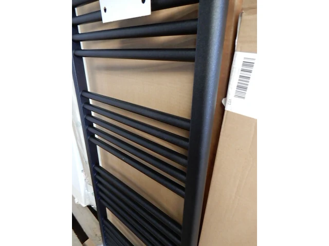 Handdoekradiator, prorad, hd-rad, black grafite, 1742x500 - afbeelding 2 van  4