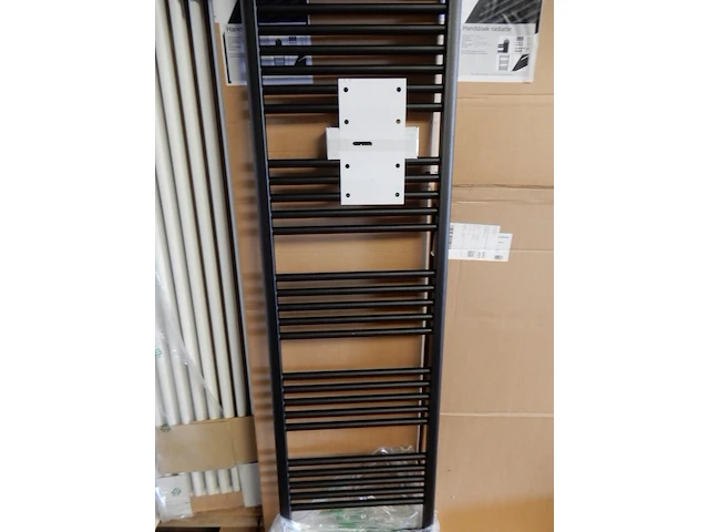 Handdoekradiator, prorad, hd-rad, black grafite, 1742x600 - afbeelding 1 van  3
