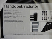 Handdoekradiator, prorad, hd-rad, black grafite, 1742x600 - afbeelding 3 van  3
