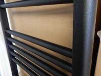 Handdoekradiator, prorad, hd-rad, black grafite, 1742x600 - afbeelding 2 van  4