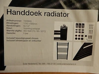 Handdoekradiator, prorad, hd-rad, black grafite, 1742x600 - afbeelding 4 van  4