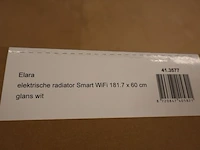 Handdoekradiator smart wifi wiesbaden, elara, wit - afbeelding 2 van  6