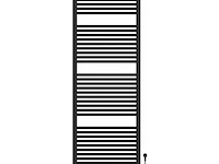 Handdoekradiator smart wifi wiesbaden, elara, zwart