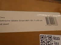 Handdoekradiator smart wifi wiesbaden, elara, zwart - afbeelding 2 van  5